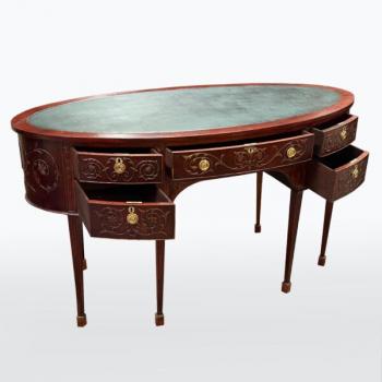 Oválný prostorový psací stůl Oválný prostorový psací stůl