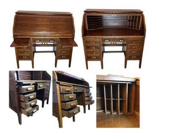 Původní psací stůl/rolovací stůl kolem roku 1905 Původní psací stůl/rolovací stůl kolem roku 1905